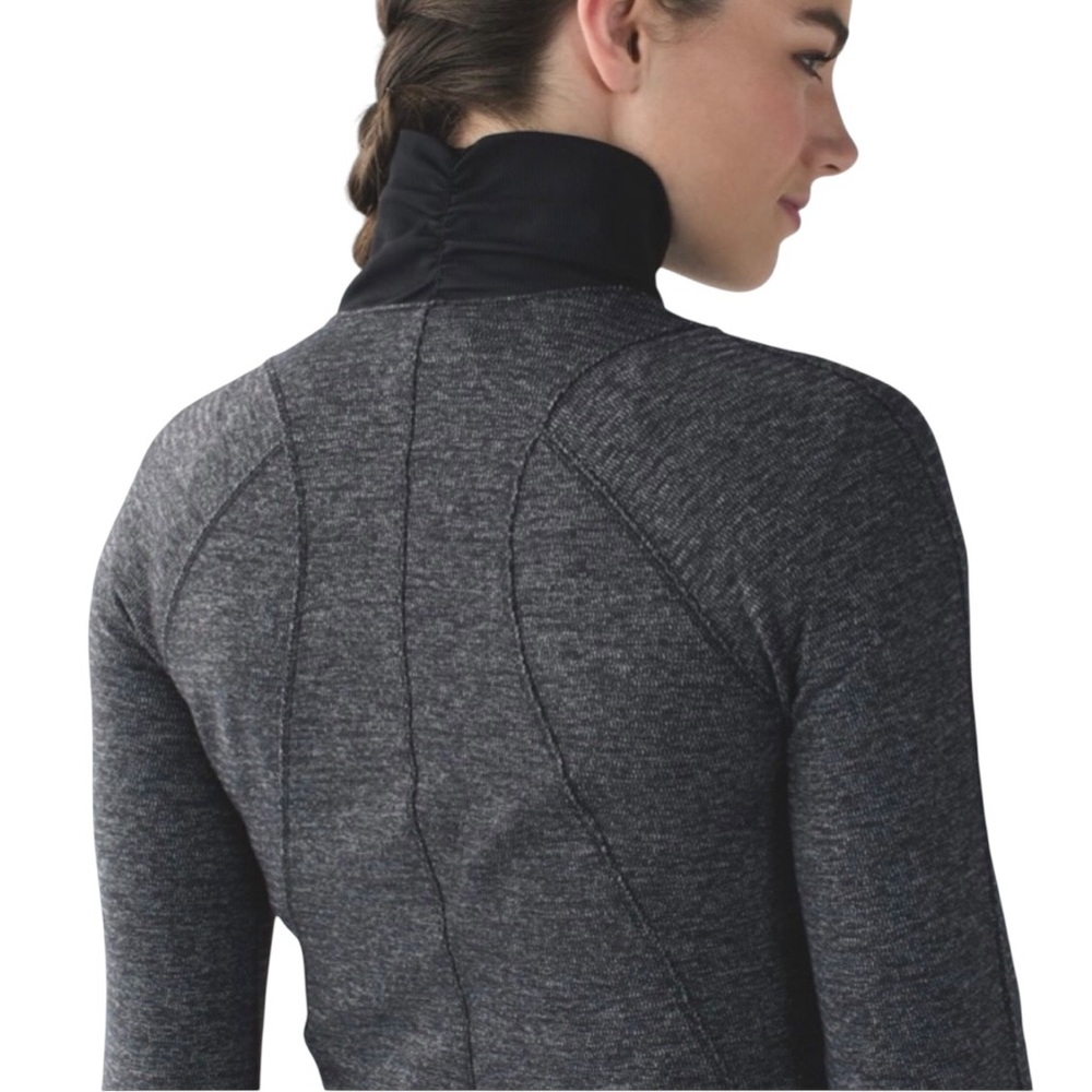 LULULEMON Runderful 1/2 Half Zip Long Sleeve Pullover Top + Small Reusable Bag - Picture 4 of 16